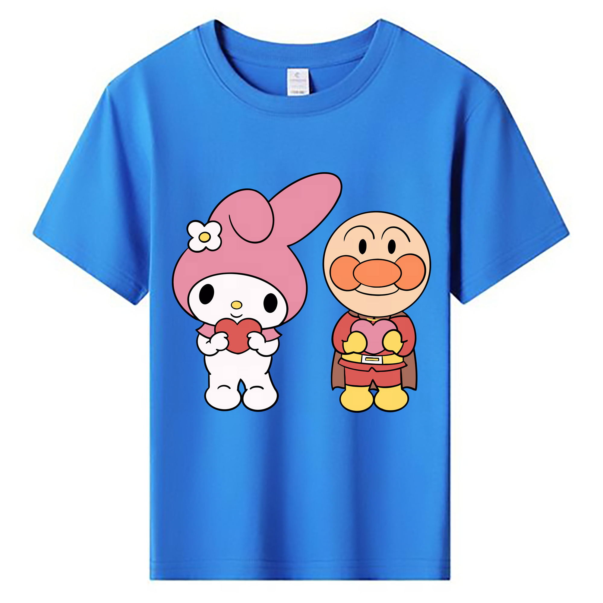 （画像用） アンパンマン Anpanman 綿100％キッズTシャツ（フロントプリント）
